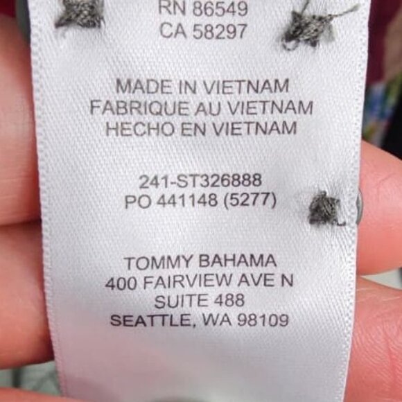 Tommy Bahama Bahama Coast XXL Green Plaid Stretch Button Front Shirt Lightweight - Picture 9 of 9